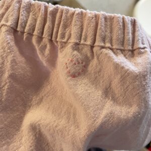 手縫いキッズパンツ