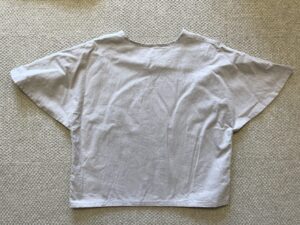 手縫いブラウス